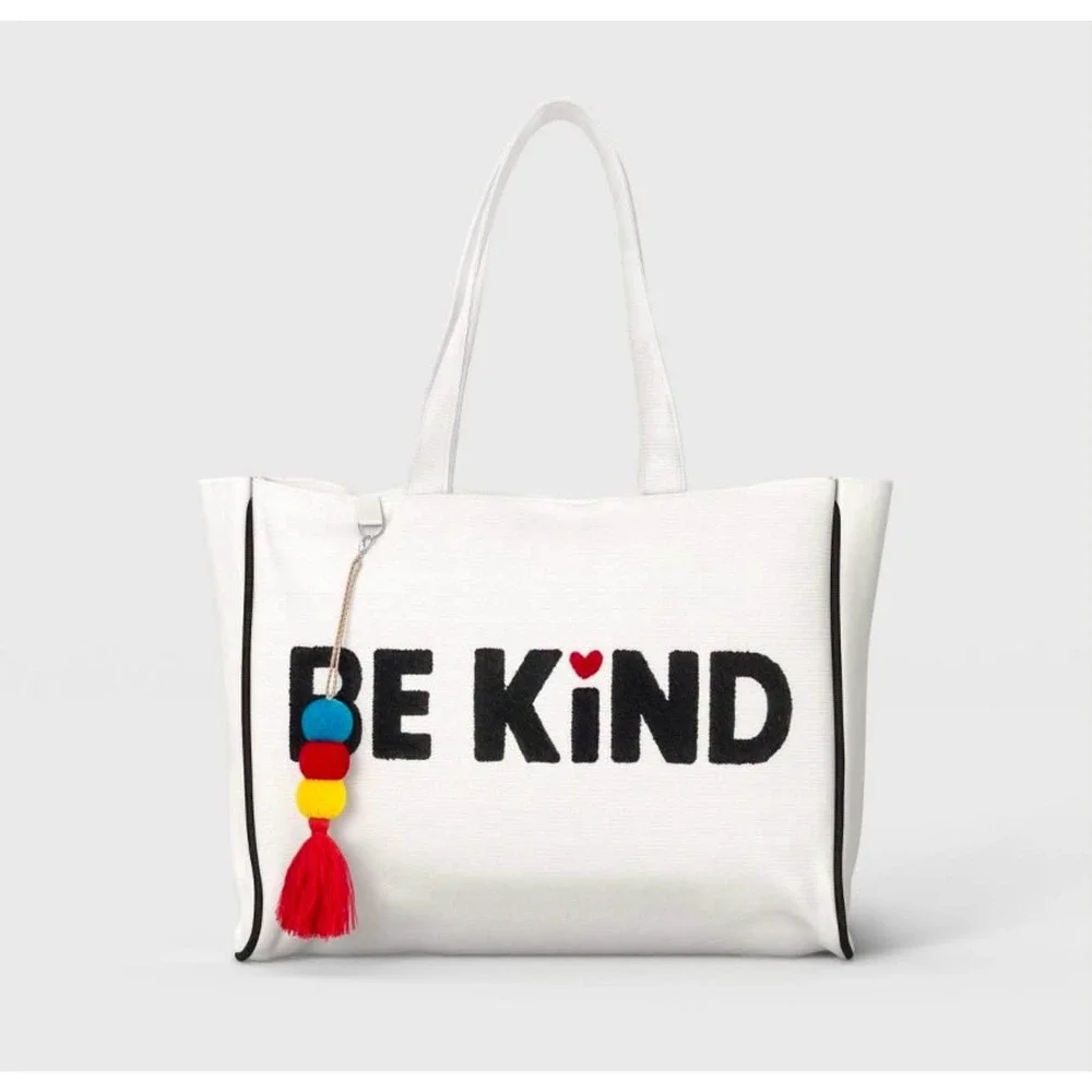 Tote and Pouch Kit for Teacher Bright White - up&up